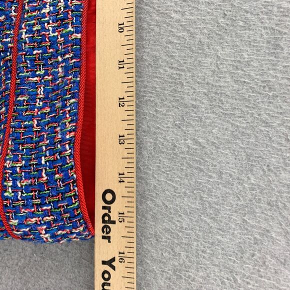 J Crew Patricia Fluted Skirt In Autumn Tweed Size 12 Multicolor Lined - Picture 8 of 14